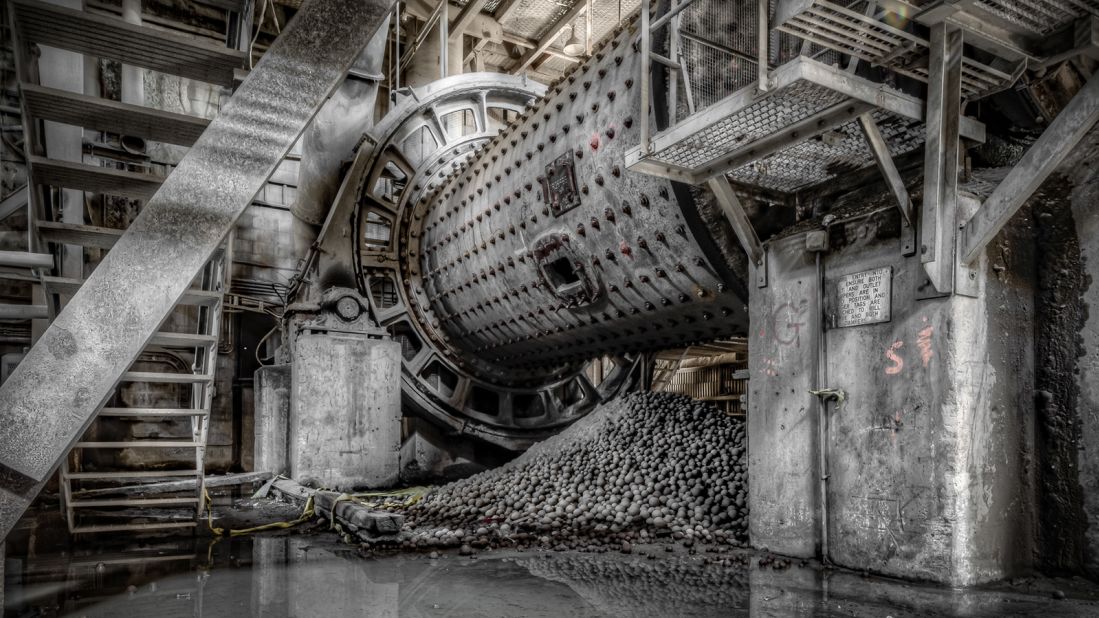 <strong>Kandos Cement Works:</strong> Before becoming a full time photographer, Patman worked in mills like this one, which ground raw stone into dust.