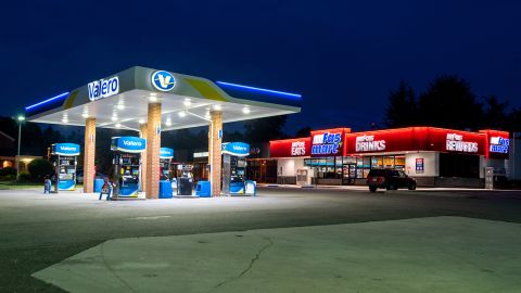 ARKO said consumers are coming to the pump more frequently buy buying less gas per visit. They're also shopping less frequently at its company-operated convenience stores.
