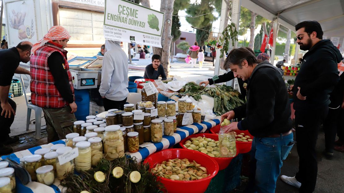The Alacati Herb Festival, which aims showcases herbs of the region, is held in the town each spring.
