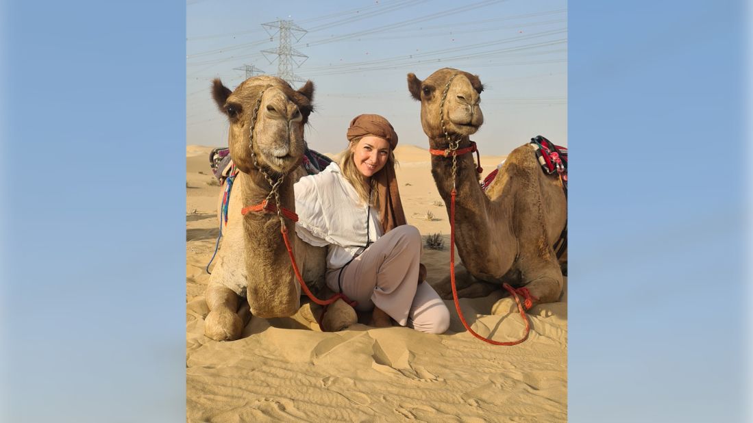 Linda Krockenberger co-founded the Arabian Desert Camel Riding Center (ADCRC) -- the first licensed school for camel riding in the United Arab Emirates (UAE).