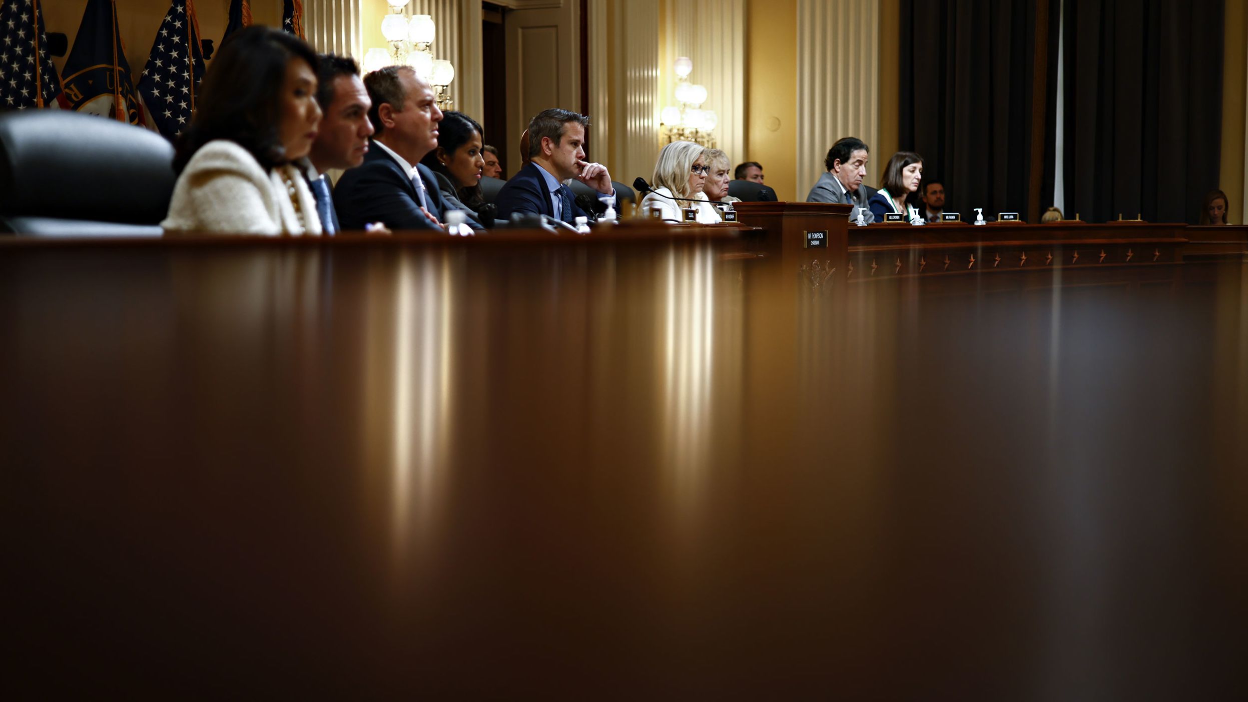 Members of the committee listen to testimony on June 23.