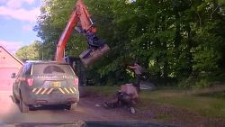 vermont police excavator arrest