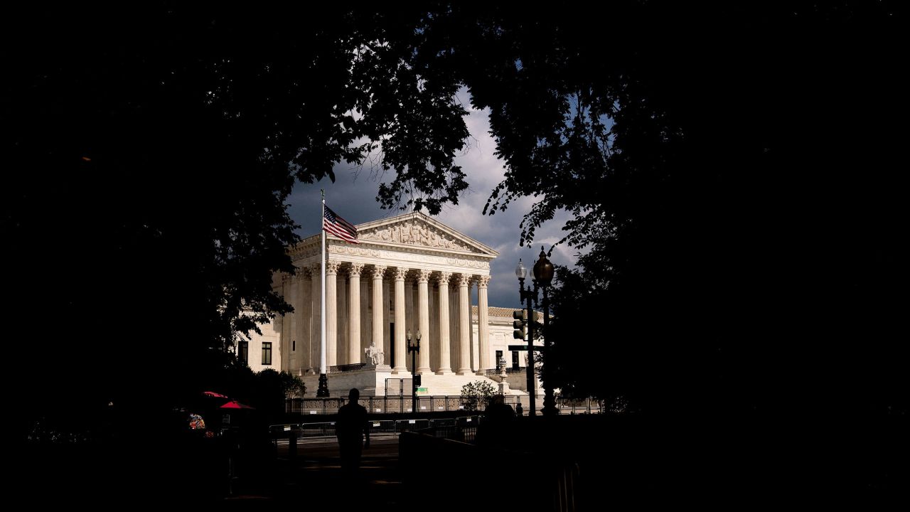 The US Supreme Court building in Washington, on June 14, 2022.