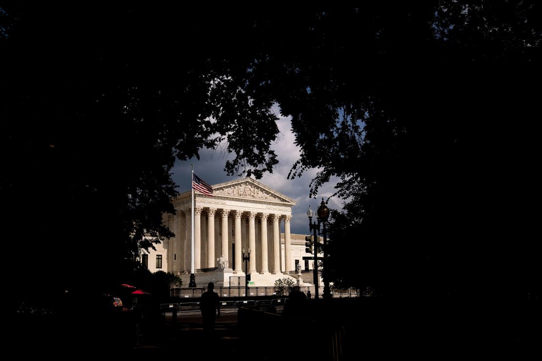 The US Supreme Court building in Washington, on June 14, 2022.