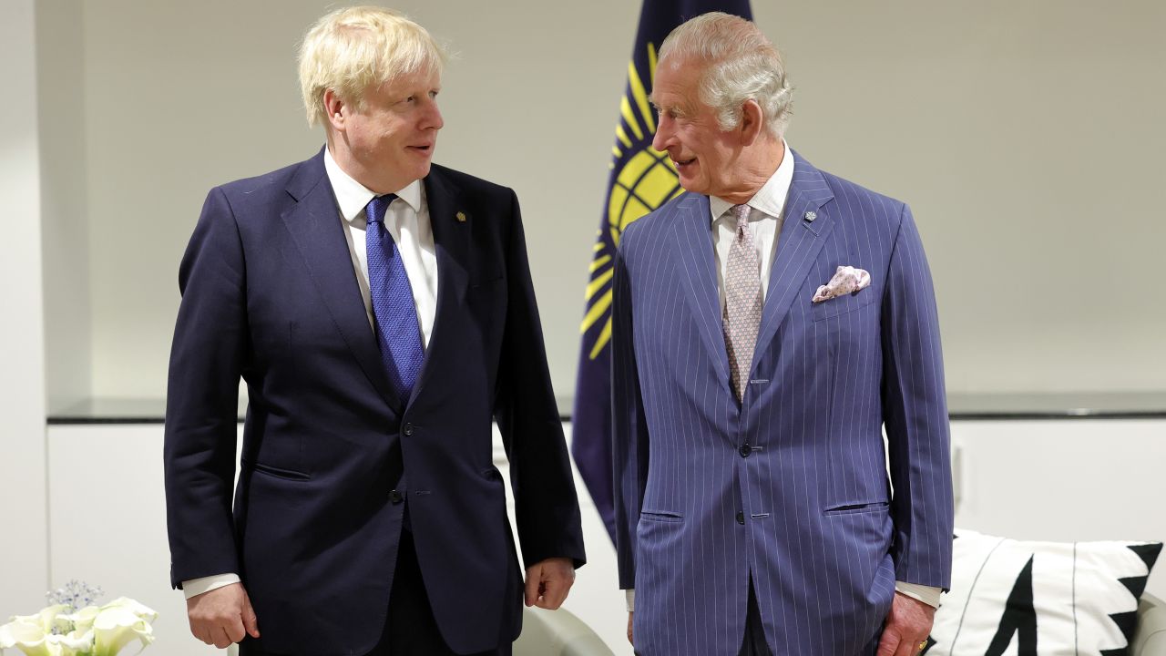 UK Prime Minister Boris Johnson and Prince Charles attend the CHOGM opening ceremony in Kigali.