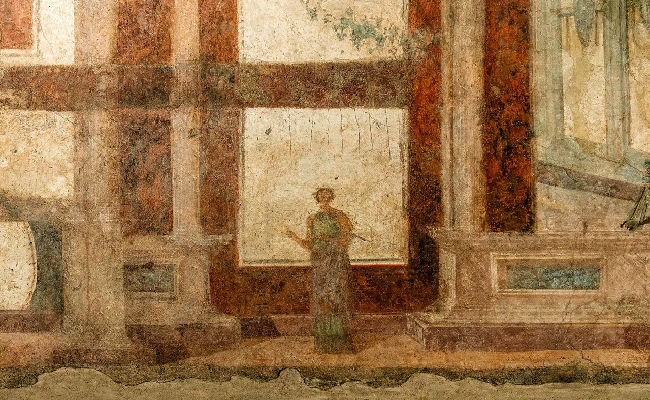 Detail of a human figure.