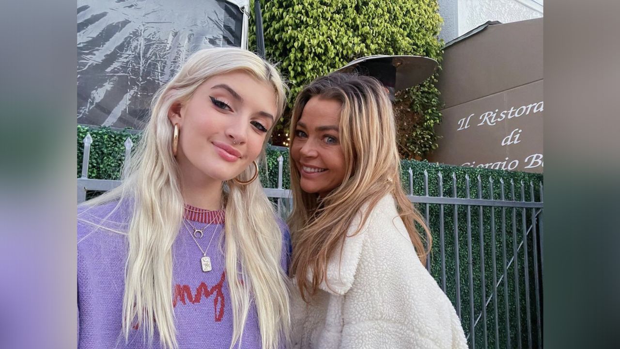 Sami Sheen (L) is Denise Richards' daughter with Charlie Sheen.