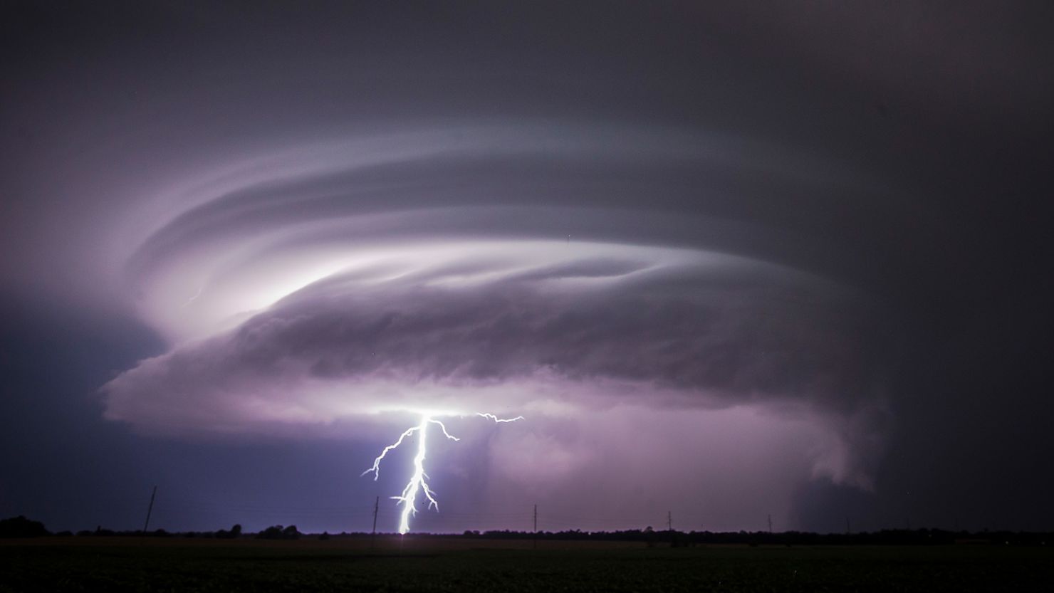 Forecasts have been getting more accurate. Here, a thunderstorm moves near Wichita, Kansas, in 2018.