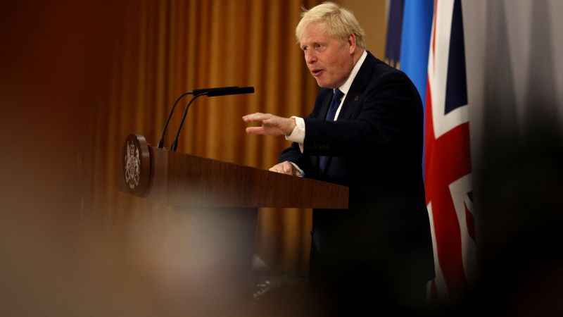 Boris Johnson warns Russian victory in Ukraine would be ‘absolutely catastrophic’ | CNN Politics