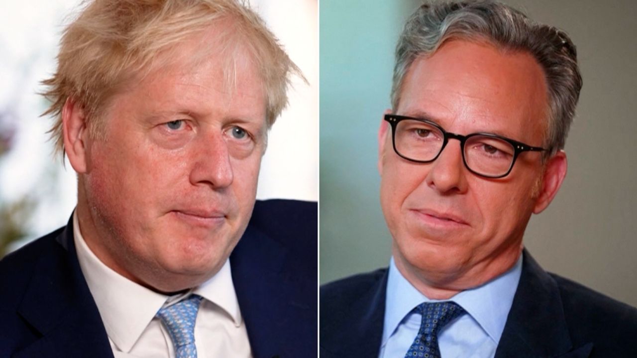 Boris Johnson Jake Tapper split