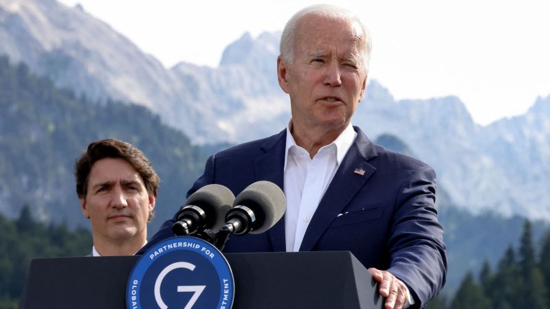Biden and Trudeau tiptoe around immigration tensions on the northern border | CNN Politics