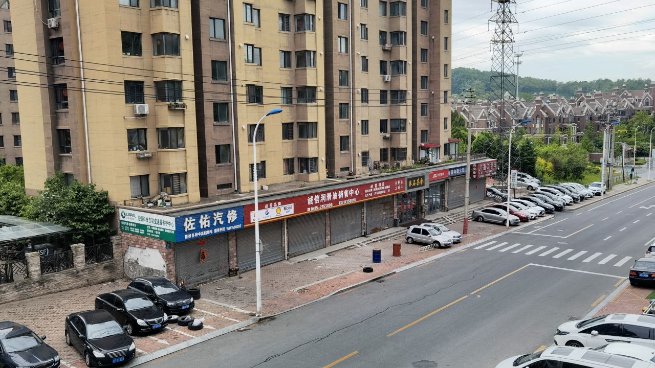 An empty street during a Covid-19 lockdown last month in Dandong.