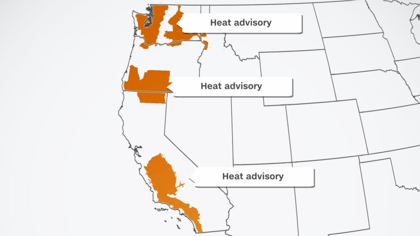 heat alerts monday