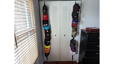 Perfect Curve Over-the-Door Hat Rack and Organizer