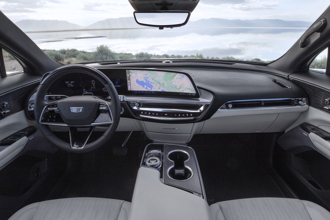 The interior of the Cadillac Lyriq is nicely designed and finished, although some parts don't feel up to the competition.