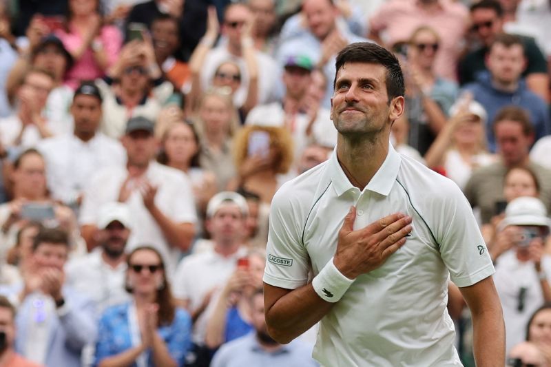 Novak Djokovic gets Wimbledon title defense off the ground with