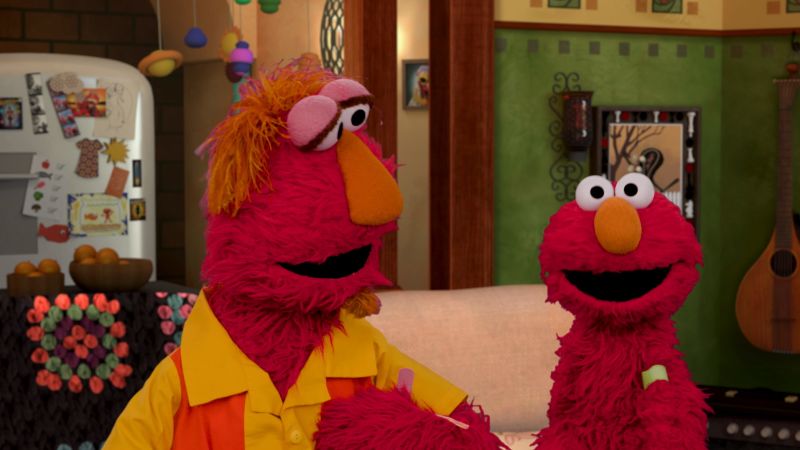 Elmo just got his Covid-19 vaccine