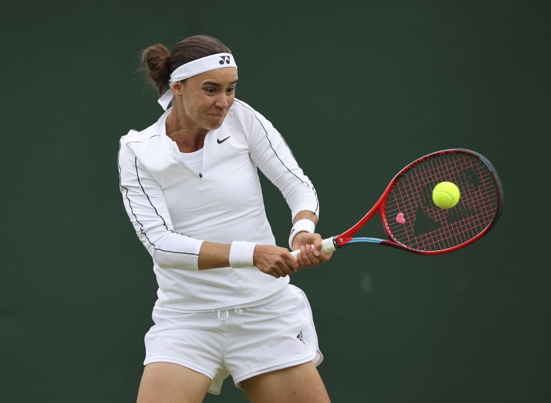 Kalinina's win against Bondar was her first main-draw victory at Wimbledon.