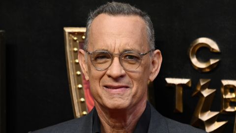 Hanks pictured in London on May 31.
