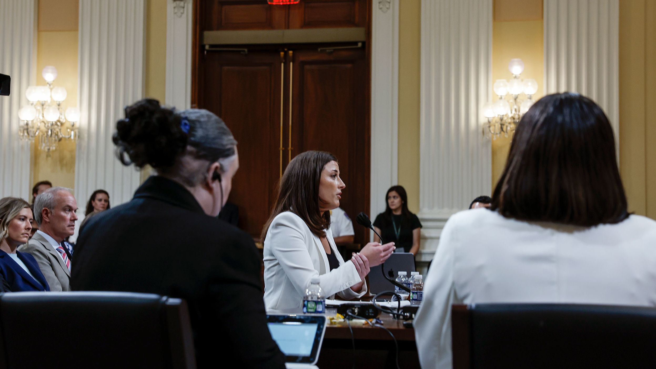 Hutchinson testifies on June 28.