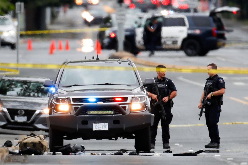 Saanich, British Columbia: 6 Officers Injured In Shootout Outside A ...