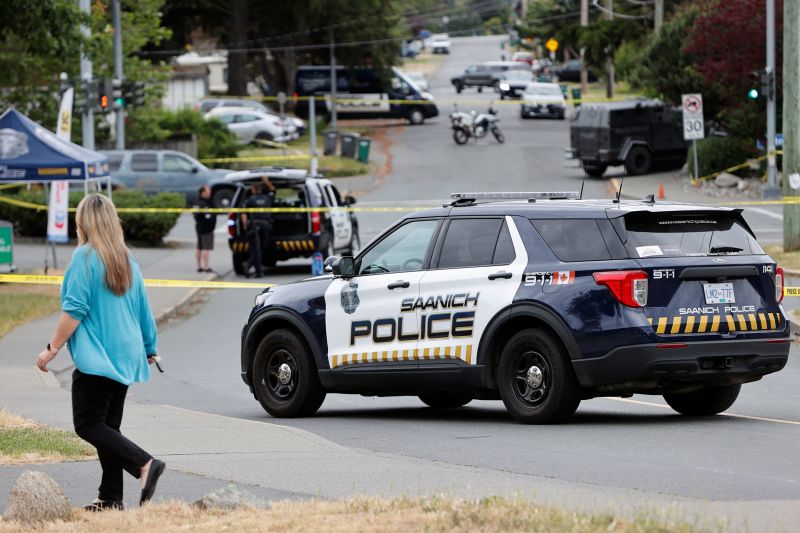 Saanich, British Columbia: 6 Officers Injured In Shootout Outside A ...