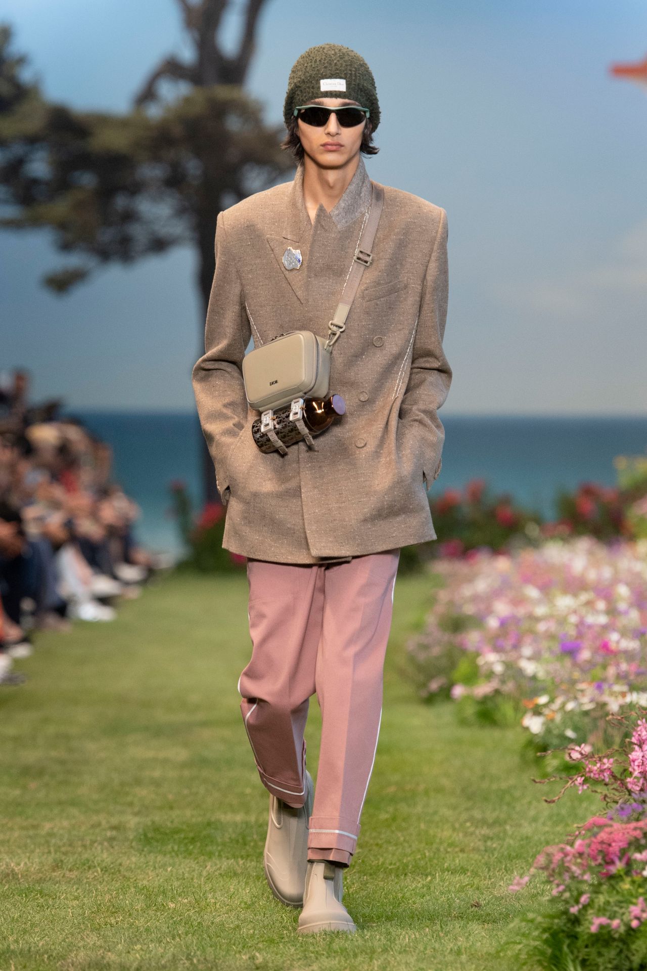 While Dior's collection included camera bags and hydroflasks fit for the outdoors.