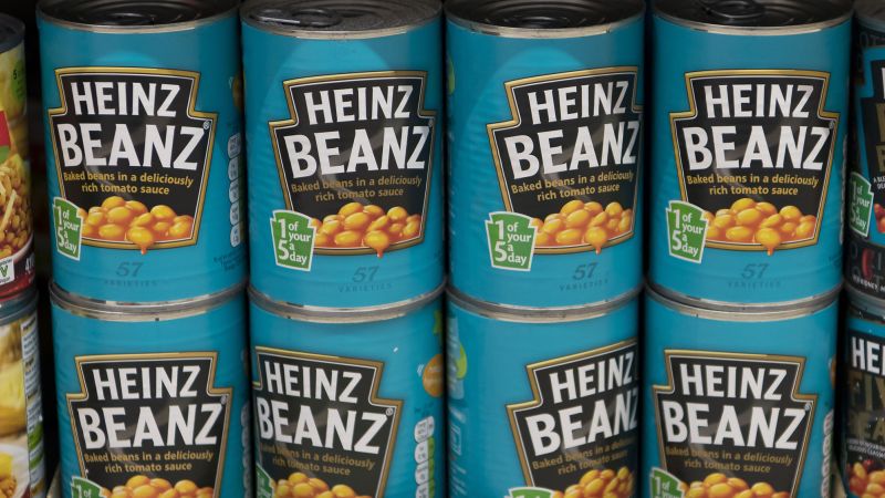 Top UK supermarket stops selling Heinz baked beans in dispute over rising prices