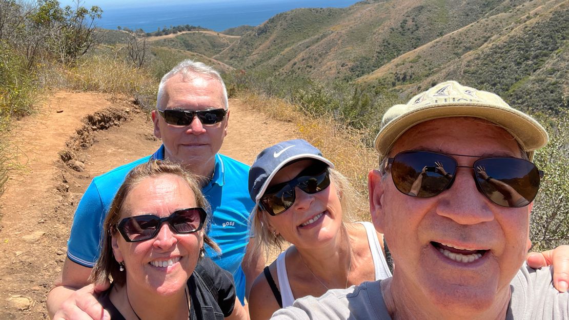 The group had a great time hiking and enjoying California together.