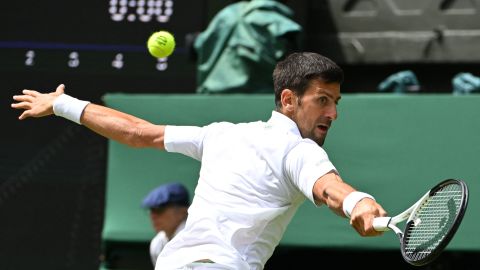 Novak Djokovic was in fine form against Thanasi Kokkinakis during the second round match. 