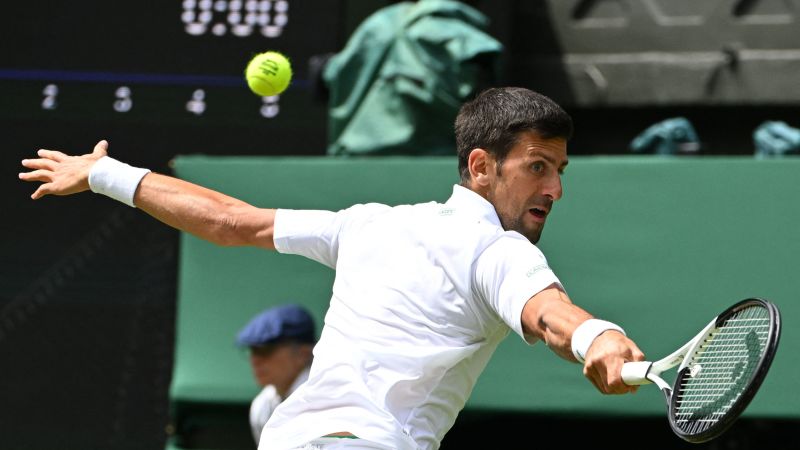 Novak Djokovic into Wimbledon third round after scintillating performance