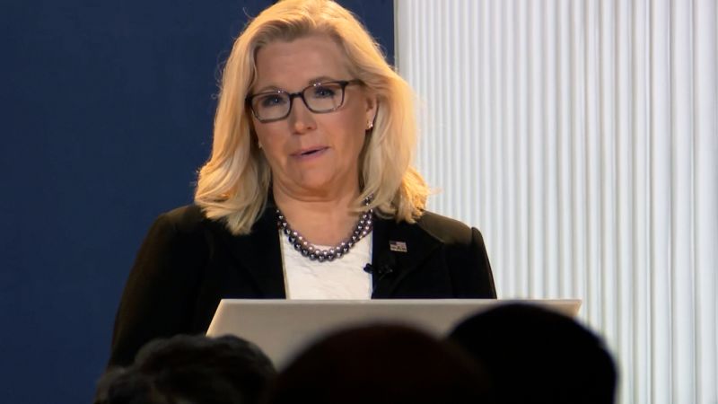 Liz Cheney says US is ‘confronting a domestic threat’ in Donald Trump