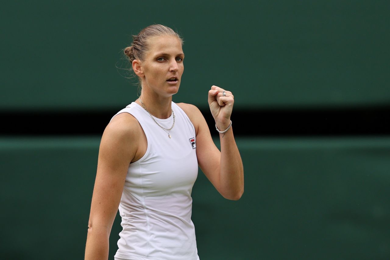 <strong>6: Karolina Pliskova -- </strong>The 30-year-old came within a whisker last year, falling to Australian <a href="https://cnn.com/2021/07/10/tennis/ashleigh-barty-karolina-pliskova-wimbledon-final-spt-intl/index.html" target="_blank">Ashleigh Barty in the final</a>. Barty is now <a href="https://cnn.com/2022/03/22/sport/ashleigh-barty-tennis-retirement-intl-hnk/index.html" target="_blank">retired</a>, but Pliskova was absent in Melbourne and fell<strong> </strong>in the second round in Paris. <br /><br /><em>Best finish: Runner up, 2021</em><br />