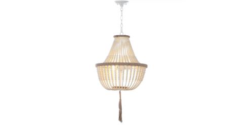 Bungalow Rose Llandel 3 Empire Chandelier with Beaded Accents