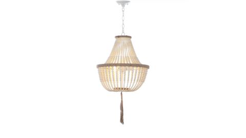 Bungalow Rose Llandel 3 Empire Chandelier with Beaded Accents