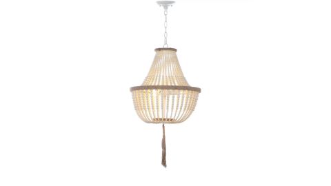 Bungalow Rose Llandel 3 Empire Chandelier with beaded accents