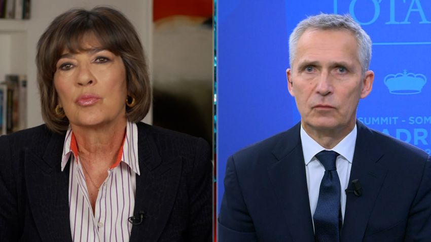 amanpour Stoltenberg interview split vpx