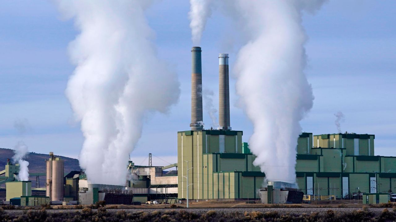 FILE - Steam billows from a coal-fired power plant Nov. 18, 2021, in Craig, Colo. The Supreme Court on Thursday, June 30, 2022, limited how the nation's main anti-air pollution law can be used to reduce carbon dioxide emissions from power plants. By a 6-3 vote, with conservatives in the majority, the court said that the Clean Air Act does not give the Environmental Protection Agency broad authority to regulate greenhouse gas emissions from power plants that contribute to global warming. (AP Photo/Rick Bowmer, File)