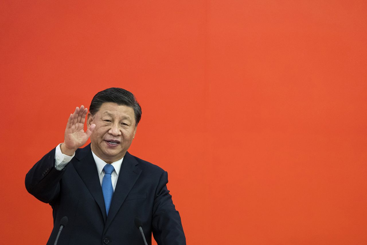 Xi speaks at the West Kowloon Station in Hong Kong on June 30. It was his first trip outside mainland China since the pandemic began more than two years ago. It was also his first trip to the city since overseeing a crackdown on political dissent -- and on Covid-19 -- that threatened the former British colony's future as an international financial hub.
