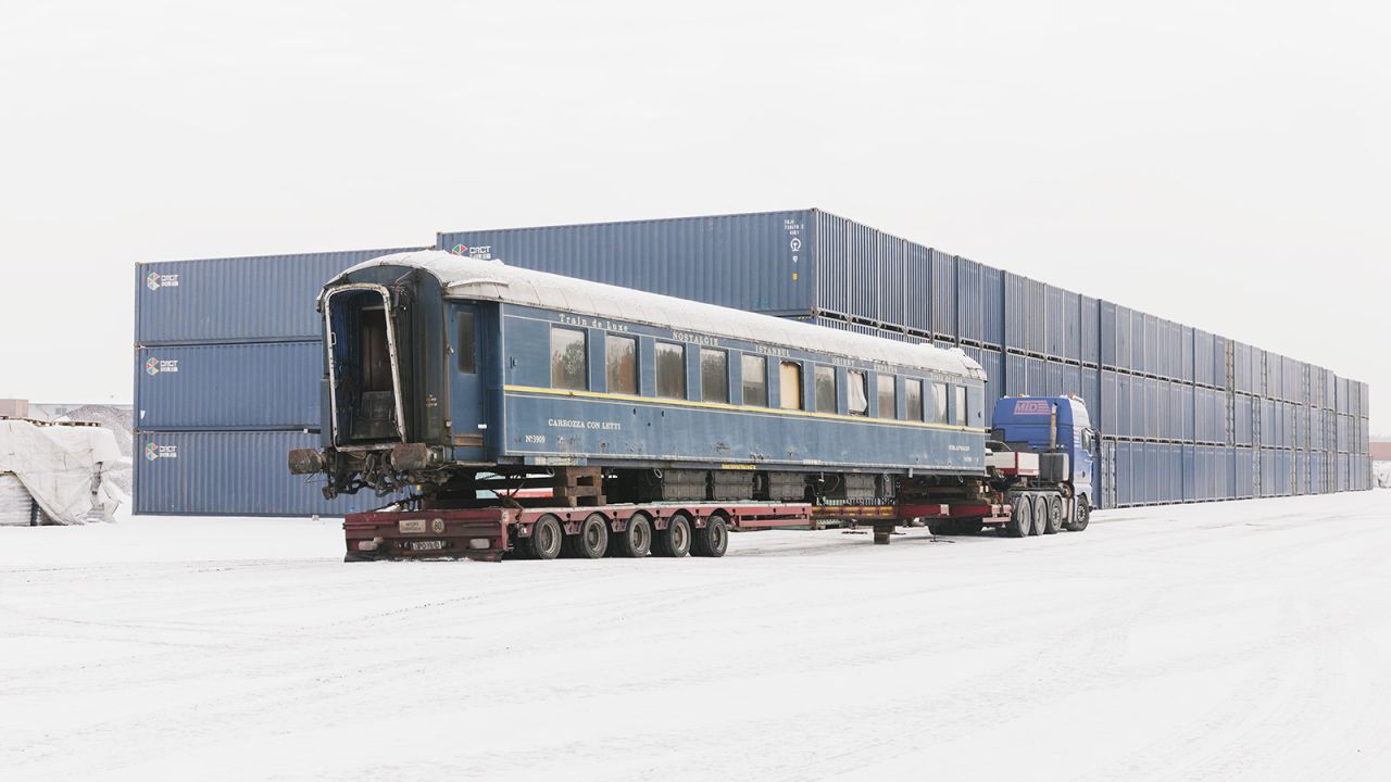 Arthur Mettetal first spotted the vintage Orient Express train carriages while conducting online research.
