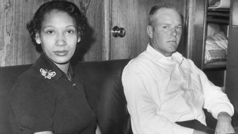 Mildred and Richard Loving, seen in January 1965.