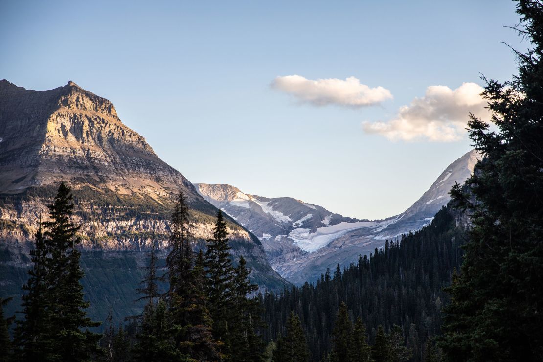 The Jackson Glacier Overlook, along the east side of Going-to-the-Sun Road is one of the easiest spots in the park to see a glacier.