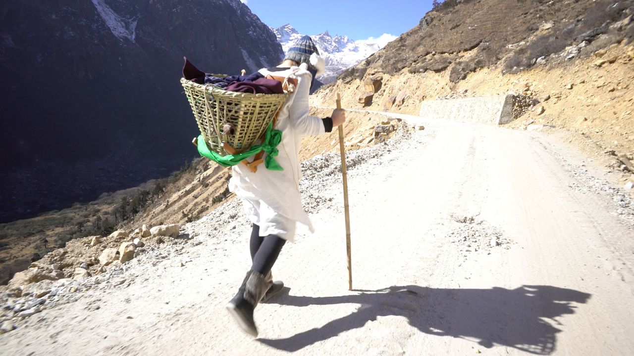 <strong>Blazing trails:</strong> Wortley has visited Sikkim, India, where she trekked with local women.