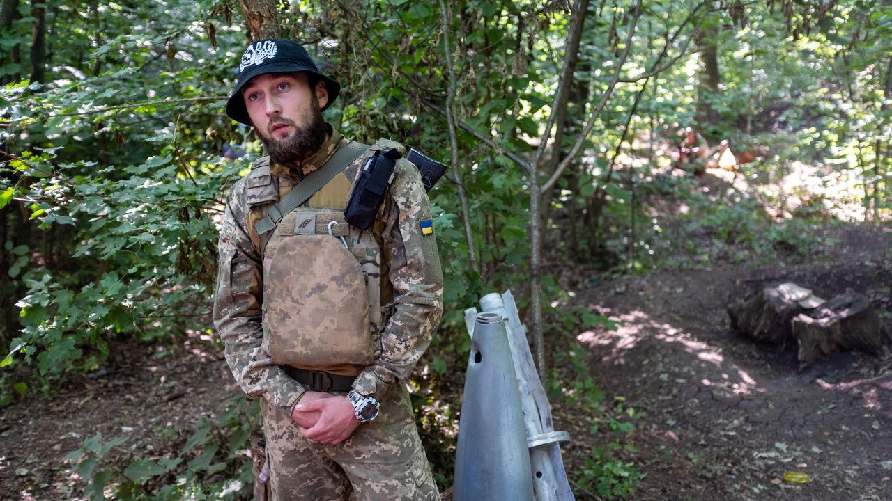 Maxym is part of Ukraine's Territorial Defense. While he waits for Russia's troops, he says he thinks often of his pregnant wife and unborn son.