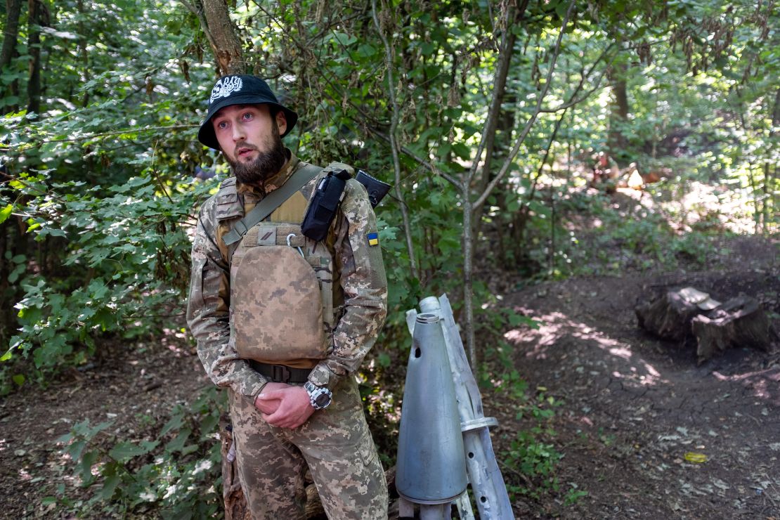 Maxym is part of Ukraine's Territorial Defense. While he waits for Russia's troops, he says he thinks often of his pregnant wife and unborn son.
