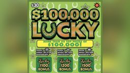 100k lucky scratch-off lottery