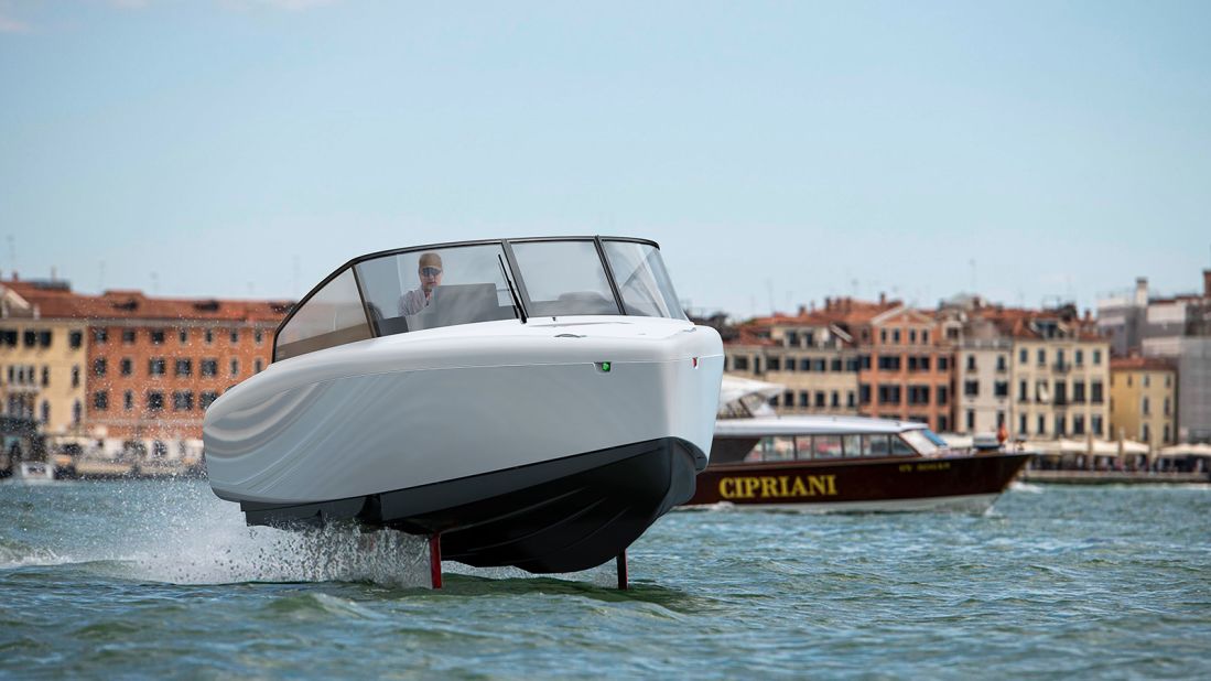 <strong>Serene sailing: </strong>Candela has pitched its boats as a solution to a sinking Venice.