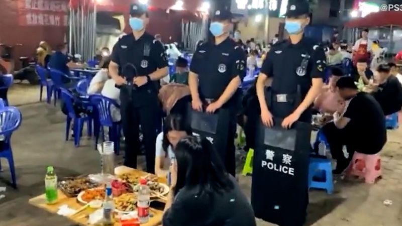 See Chinese police show of force in response to assaults on women