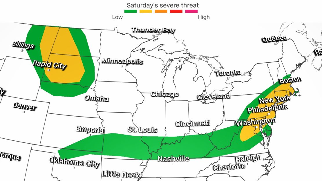 weather severe storm outlook saturday morning