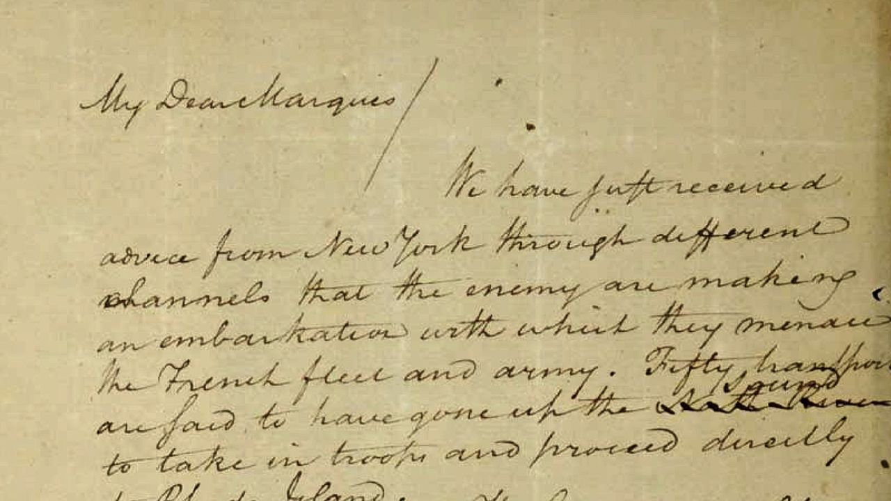 A 1780 letter from Alexander Hamilton to the Marquis de Lafayette, that was stolen from the Massachusetts Archives decades ago, according to court documents.